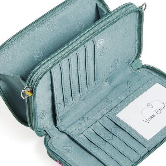 VERA BRADLEY RFID All in One Crossbody Bag in Recycled Cotton - Picture 5 of 7